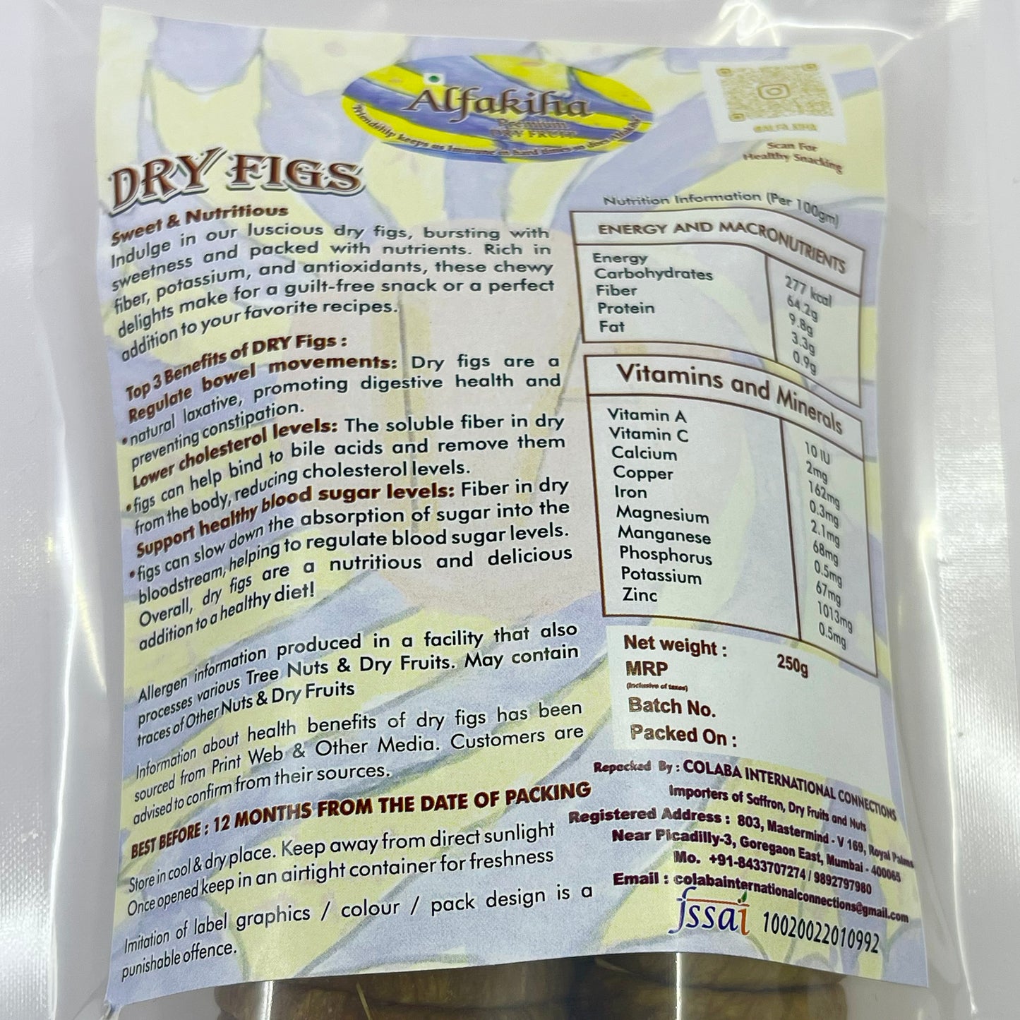 Anjeer (Dry Figs)